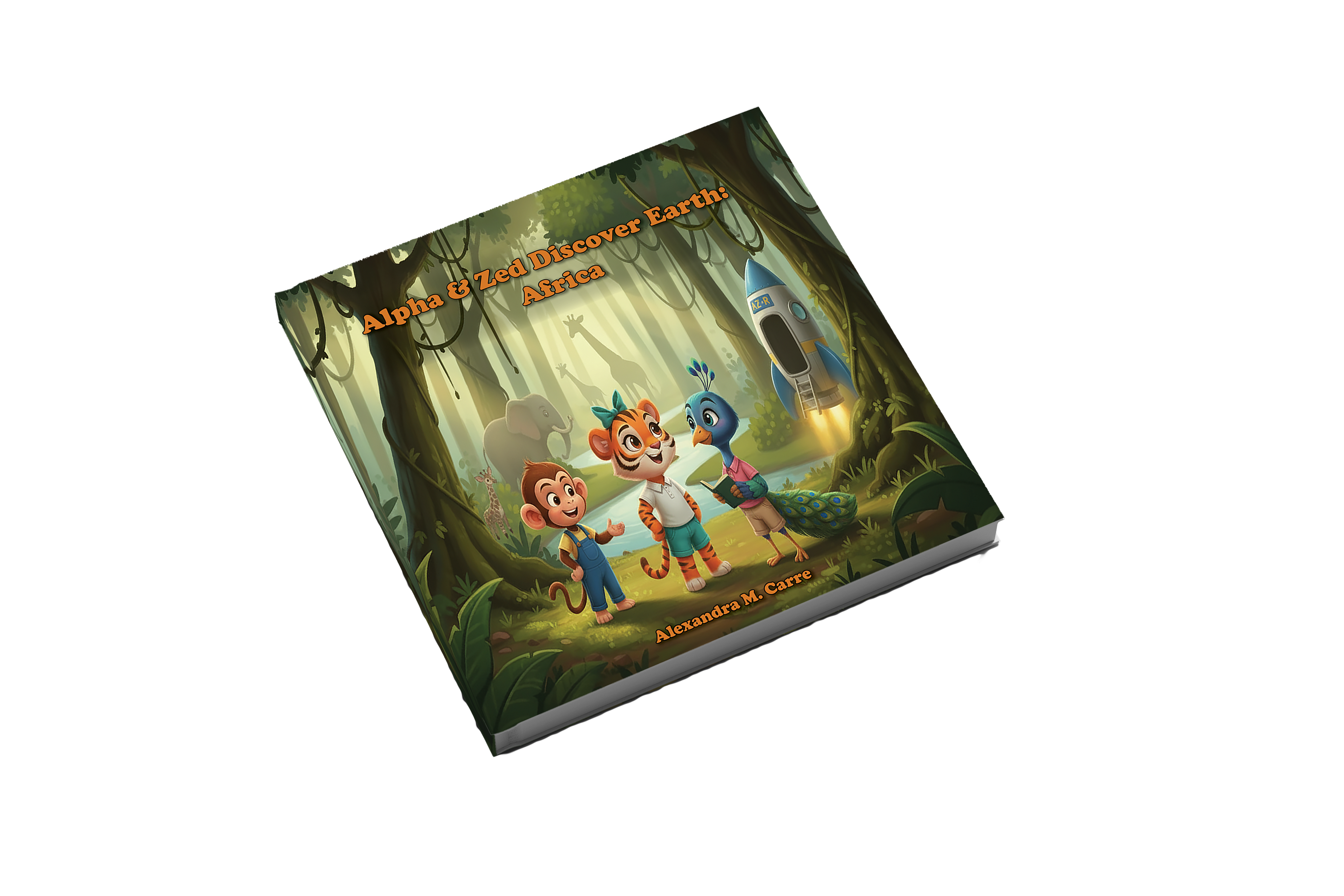 Alpha and Zed Discover Earth Africa book cover